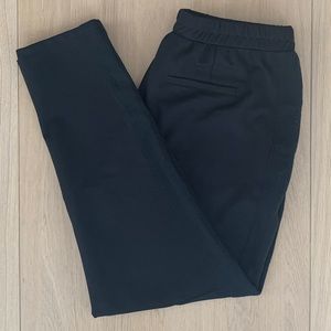 NWT SIZE XL LOLE MASSI ANKLE PANTS TROUSERS BLACK ATHLEISURE TRACK PANTS